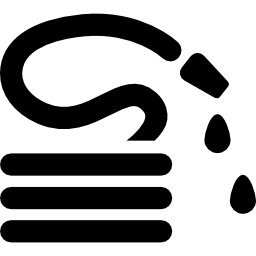 Hose with drops icon