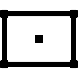 Cropping tool point icon