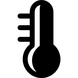 Mercury thermometer icon