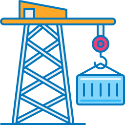 Container crane icon