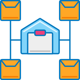 Distribution center icon