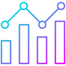 diagramme à bandes Icône