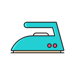 Electric iron icon