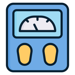 Weight scale icon