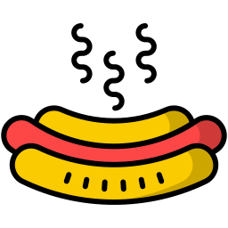 Хот-дог иконка