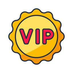 badge de priorité vip Icône