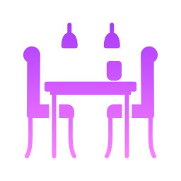 table à manger Icône