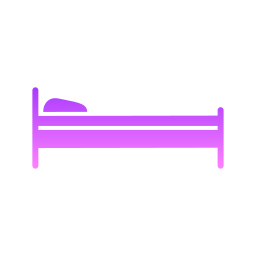 cama de solteiro Ícone