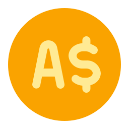Australian dollar icon