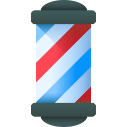 Barber pole icon
