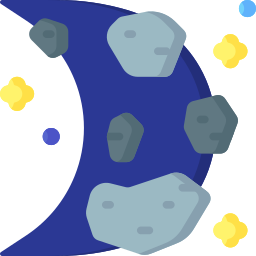 Asteroid belt icon