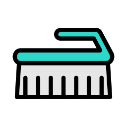 Washing brush icon