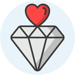 diamante icono