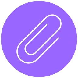 Paper clip icon