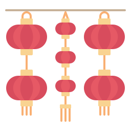 lanterne chinoise Icône