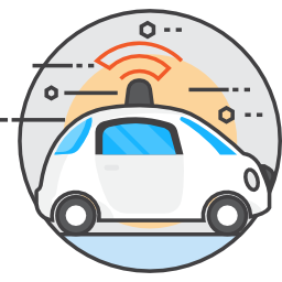 Self driving icon