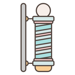 palo del barbiere icona