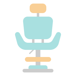 Salon chair icon