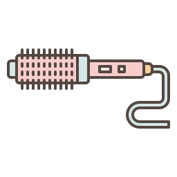 Curling iron icon