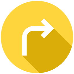 Turn right icon