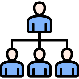 estructura de organización icono