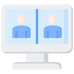 Online meeting icon