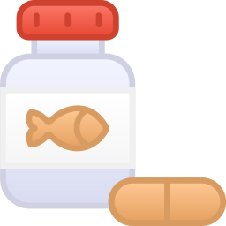 pastillas de pescado icono