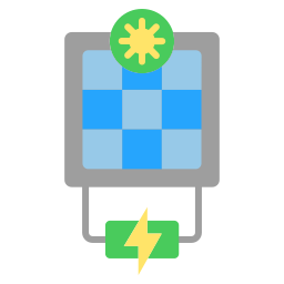 Solar panel icon