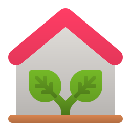 casa verde icono
