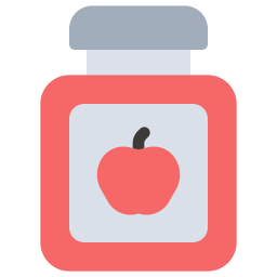 mermelada de manzana icono
