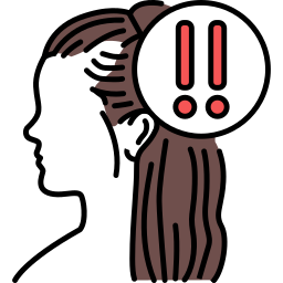 Hair loss icon