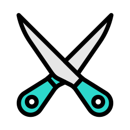 nożycowy ikona