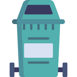 Trash bin icon