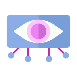 occhio informatico icona