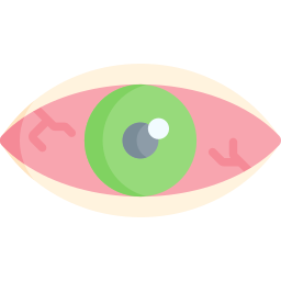 Red eye icon