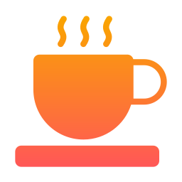 Hot coffee icon