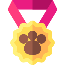 Dog competition icon