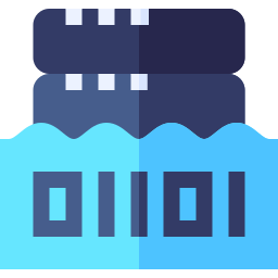 Data lake icon