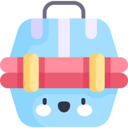 Pet carrier icon