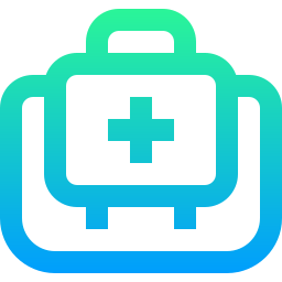 First aid kit icon