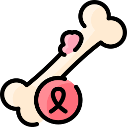 Bone cancer icon