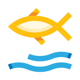 Gold fish icon