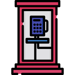 cabina telefónica icono