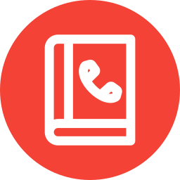 Phone book icon