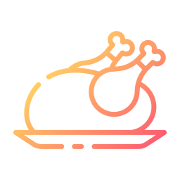 Chicken leg icon