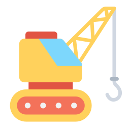 Crane truck icon