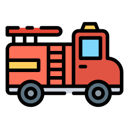 Firefighter car icon