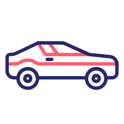 auto sportiva icona