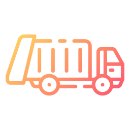 Garbage truck icon