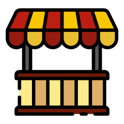 Stall food icon